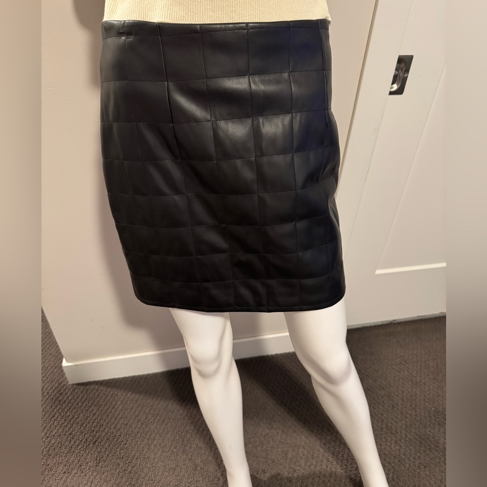 Milly Quilted Vegan Leather Skirt - NEW!